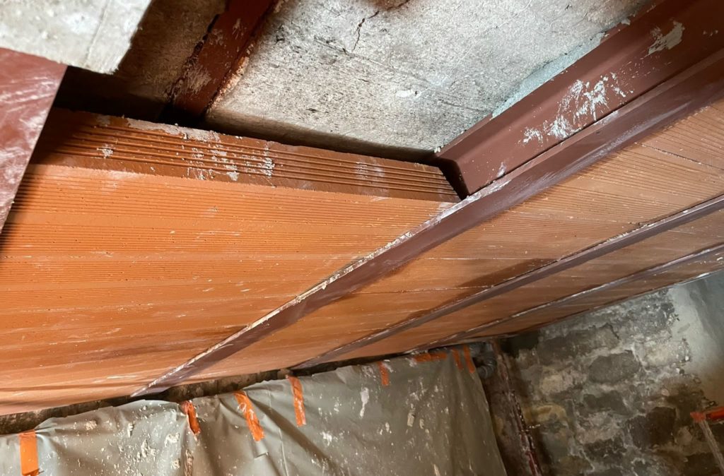 renforcement de plancher reprise à l'italienne