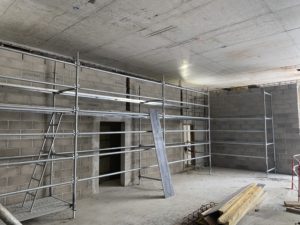 Voile en parpaings pleins