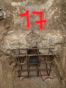 BATI-IDF massif de liaisonnement ferraillé en sous-œuvre, prêt pour le coffrage et le bétonnage dosé à 350 kg/m³ — maison particulière à Saint-Germain-du-Bois (71).