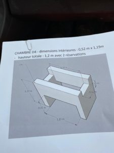 BATI-IDF plan d'exécution d'une chambre technique en béton armé pour la liaison CDG Express — dimensions et réservations