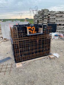 BATI-IDF chambre technique en béton armé coffrée et ferraillée pour la liaison CDG Express — génie civil en milieu ferroviaire