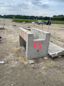 BATI-IDF chambre technique en béton armé achevée pour la liaison CDG Express — ouvrage prêt à l'implantation, génie civil ferroviaire