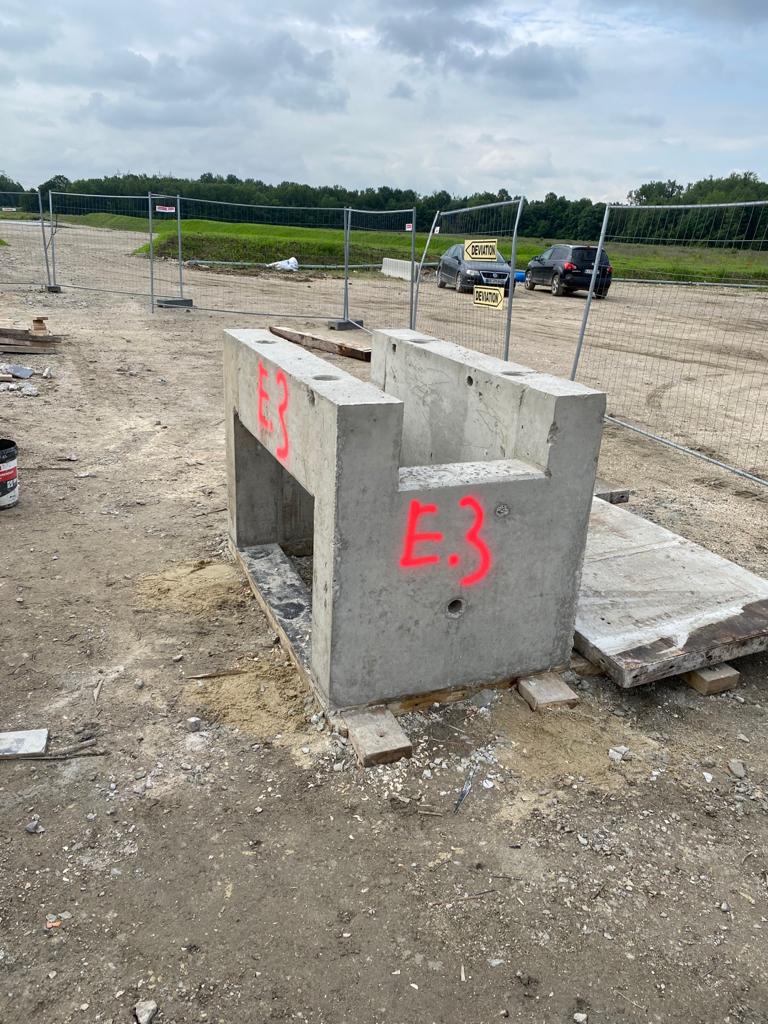 BATI-IDF chambre technique en béton armé achevée pour la liaison CDG Express — ouvrage prêt à l'implantation, génie civil ferroviaire