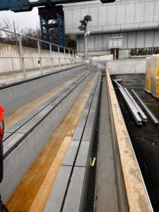 BATI-IDF avant travaux zone technique Stade Roland-Garros - sous-traitance RENAUDAT