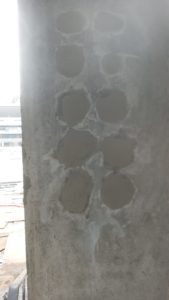 BATI-IDF percement de dalle rebouché Stade Roland-Garros - RENAUDAT