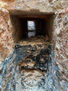 Curage de la conduite — Déversoirs Grand Canal Château de Fontainebleau (BATI-IDF, BOTTE Fondations)