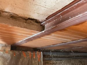 Reprise structurelle à l'italienne en cours — Caves d'immeuble Puteaux (BATI-IDF)