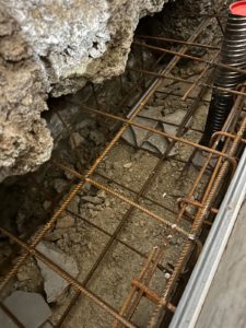 BATI-IDF fouille de reprise en sous-œuvre avec ferraillage de longrine sous la semelle existante — pavillon Montigny-lès-Cormeilles (95)