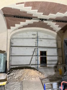 Montage de la cloison séparatrice en béton cellulaire