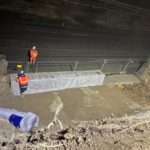 Confortation d'un mur de soutènement ferroviaire — Gare de Yerres (91)