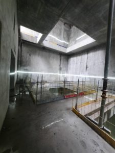 BATI-IDF interface entre la paroi moulée et le rechargement béton sur radier, en pied de l'ouvrage OA 301 — Aulnay-sous-Bois (93).