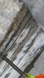 BATI-IDF échafaudage et atelier de finitions le long de la paroi moulée (travail jusqu'à 6 m de haut) — OA 303, Aulnay-sous-Bois (93).