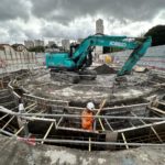 Murettes-guides pour paroi moulée — Ouvrage 6702, Ligne 15 Est, Bobigny (93)
