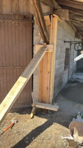 BATI-IDF étaiement et protection du bâtiment existant avant reprise en sous-œuvre — pavillon à Condal (71).