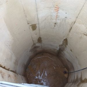 BATI-IDF puits circulaire de paroi moulée du Siphon Ilet, parois traitées en finitions — Le Havre (76).