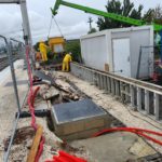 Longrines et murets béton armé en gare RER B — Mitry-Claye (77)