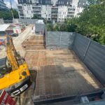 Travaux préparatoires et murettes-guides — Puits d'accès rameau L15, Saint-Denis (93)