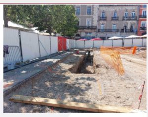 BATI-IDF chantier de paroi moulée du futur parking souterrain Aristide Briand, en cœur de ville — Sète (34).
